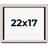 PosterPalooza | Minimalist Shadow Box Silver Picture Frame - UV Acrylic, Backing Board, Hanging Hardware - 2 of 4