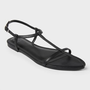 Women's Mylah Ankle Strap Sandals - A New Day™ - 1 of 4