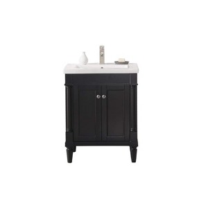 Legion Furniture 24 inches ESPRESSO SINK VANITY - 1 of 4