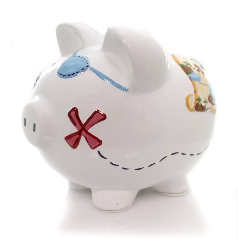 Child To Cherish 7.75 In Pirate Piggy Bank Money Saver Decorative Banks, 4 of 5