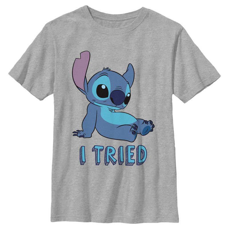 Boy's Lilo & Stitch I Tried Relaxed Stitch T-Shirt, 1 of 6