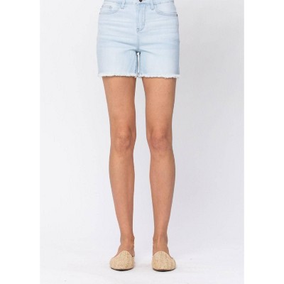 Women's High Waist Bleach Cut Off Shorts - Judy Blue