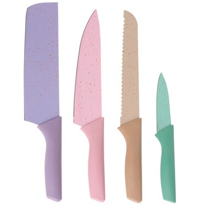 Lakeside The Lakeside Collection Colorful Kitchen Knife, Peeler, Scissors in Stainless Steel - Set of 6 - — фото 3