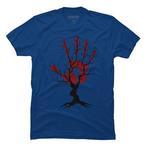 Men's Design By Humans Halloween Tree By aisenArt T-Shirt - 1 of 3