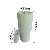 For Stanley Cup 2-divided Silicone Liner Compartment Cup, Size: 40oz(Green) - 3 of 4