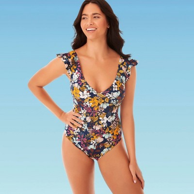 slimming one piece swimsuit