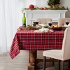 Dii Glad Tidings Plaid Tablecloth 60X84 - 2 of 4