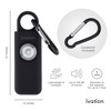 Ivation Personal SOS Keychain Alarm, 125 dB Rechargeable Personal Alarm W/LED Strobe Light - 4 of 4