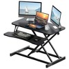 PAGED Home Office Desk Morden Computer Desk with Convertible Storage Shelves and LED Light for Work - 2 of 4