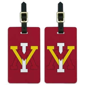Virginia Military Institute Primary Logo Luggage ID Tags Suitcase CarryOn Cards  Set of 2 - 1 of 4