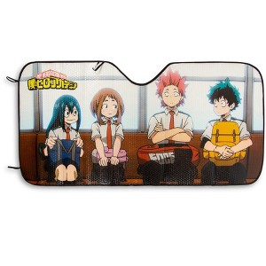 Just Funky My Hero Academia Characters Sunshade for Car Windshield | 58 x 28 Inches - 1 of 4