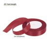 Unique Bargains Double Face Wide Satin Ribbon with Gold Edges for Wedding Bouquet - 2 of 4