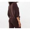 Women's Twisted Sleeve Modal Sweater - ESQUALO - 3 of 4