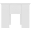vidaXL Coffee Table White 31.1"x19.3"x16.1" Engineered Wood - 4 of 4