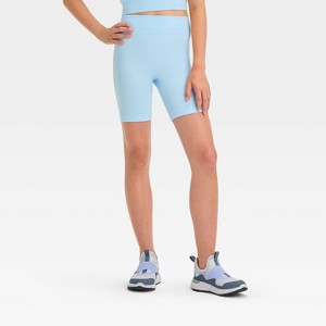 Girls' Seamless Bike Shorts - All In Motion™ - 1 of 3