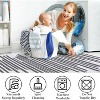 Berber Stripe Rug – Washable, Low Pile, Non-Slip, Foldable Area Rug for Living Room, Bedroom, Dining Room, Office, Soft & Modern - 4 of 4