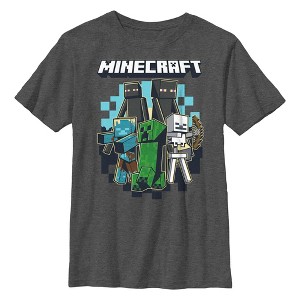 Boy's Minecraft Jolly Mobs Collection T-Shirt - 1 of 3