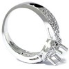 Pompeii3 1/3ct Vintage Diamond Semi Mount Engagement Ring Setting - 3 of 4