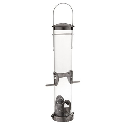 Aspects Quick-Clean Seed Tubes, Brushed Nickel, Medium, 4 Ports