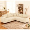 Christopher Knight Home Walter Modern 97''Corduroy L Shaped Sectional Sofa with Armrest Storage - 2 of 4