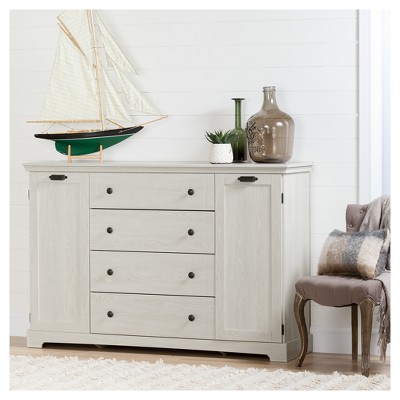 Avilla 4 Drawer Dresser with Doors - South Shore