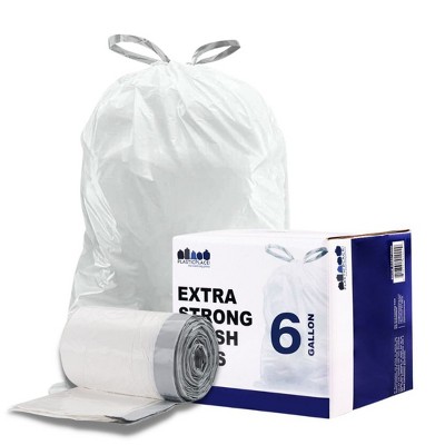 Plasticplace 65 Gallon Trash Bags, 1.5 Mil, Clear (50 Count) : Target