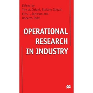 Operational Research in Industry - by  Tito Ciriani (Hardcover) - 1 of 1