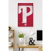 Trends International MLB Philadelphia Phillies - Logo 25 Framed Wall Poster Prints - 2 of 4