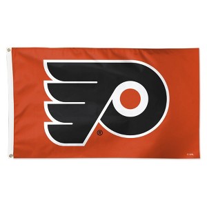 3' x 5' NHL Philadelphia Flyers Deluxe Flag - 1 of 3