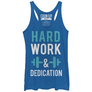 Women's CHIN UP Dedication Racerback Tank Top - 1 of 3
