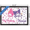 Trends International Hello Kitty and Friends: 23 My Favorite Flavor - My Melody & Kuromi Framed Wall Poster Prints - 3 of 4