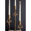 Set of 3 Forged Iron Deer Antler Taper Candle Holder Antique Gold by Kalalou - 4 of 4