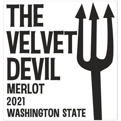 The Velvet Devil Merlot Red Wine by Charles Smith - 750ml Bottle
