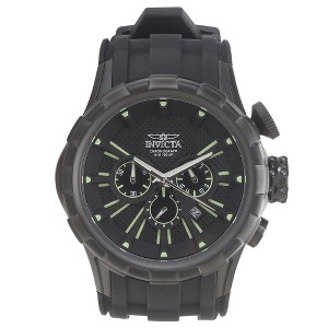 Invicta 16974 Men's I-Force Chronograph Black Dial Silicone Rubber Strap Watch - 1 of 4
