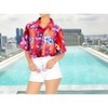 LA LEELA Button Down Shirt Casual Summer Beach Party Blouse Shirt Hawaiian Short Sleeve Vacation Dress Tops Tee Shirts Blouses - 4 of 4
