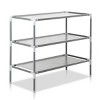 FURNIinspire Shoe Racks Simple 3 Tiers Shoe Rack Hallway Shoe Organizer Free Standing Shoe Shelf Storage for Entryway, Grey, 11"*22.8"*19" - 2 of 4