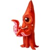 Joyfy Adult Giant Realistic Red Squid Inflatable Jumpsuit Costume Suits, One Size Full Body Halloween Animal Blow Up Costume for Dress up Party - 3 of 4