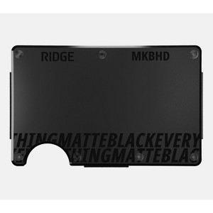Ridge Wallet - MKBHD - Matte Black Everything - 1 of 4