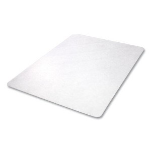 deflecto SuperGrip Chair Mat, Rectangular, 48 x 36, Clear, Ships Rolled - 1 of 4