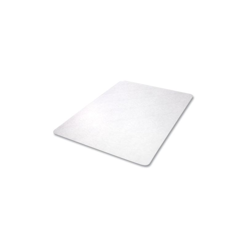deflecto SuperGrip Chair Mat, Rectangular, 48 x 36, Clear, Ships Rolled, 1 of 8