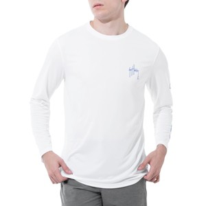 Guy Harvey Men's Long Sleeve Performance Sun Protection Shirt UPF 50+ - 1 of 4