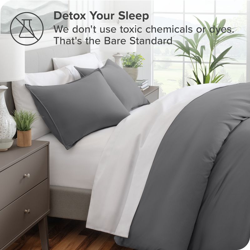 Double Brushed Duvet Set - Ultra-Soft, Easy Care by Bare Home, 6 of 11
