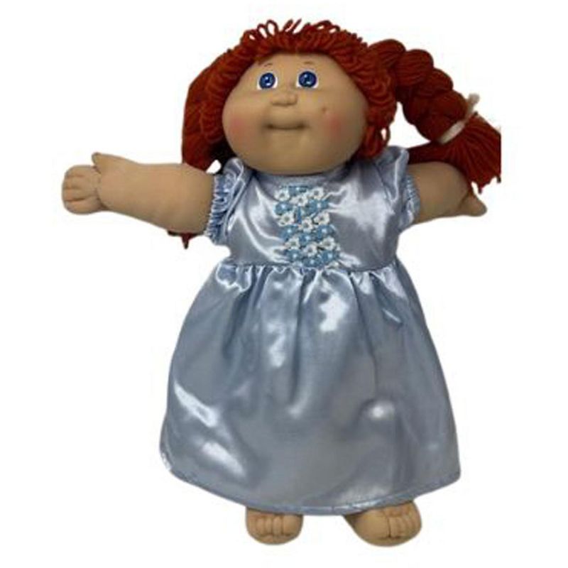 Doll Clothes Superstore Blue Satin Nightgown 15-16 Inch Baby And Cabbage Patch Kid Dolls, 2 of 5