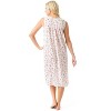 Casual Nights Women's Sleeveless Floral Lace and Ribbon Nightgown - 2 of 4