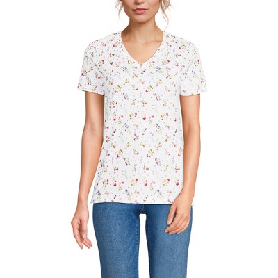Lands' End Women's Relaxed Supima Cotton T-Shirt