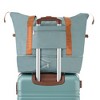 Vynxaria 24" Vintage Hardshell Luggage Set: Lightweight with Double Spinner Wheels, TSA Lock + Bags - 4 of 4