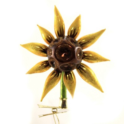 Morawski 5.0" Sunflower Clip On Ornament Flower Summer Bird  -  Tree Ornaments