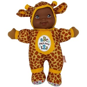 Goldberger Doll Baby's First Sing & Learn Giraffe Baby Doll - 1 of 4