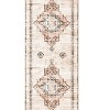 Homefires Bidjar Runner Rug 21" x 60" – Persian-Inspired Indoor/Outdoor Rug with Ornate Medallion Pattern, Durable Polypropylene Weave - 2 of 3