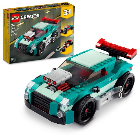 flare Bølle Tilbagetrækning Lego Creator 3 In 1 Street Racer Model Car Toys Set 31127 : Target
